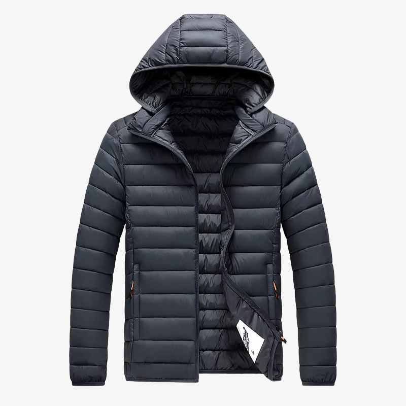 Die leichte Brecon Kapuzen-Pufferjacke