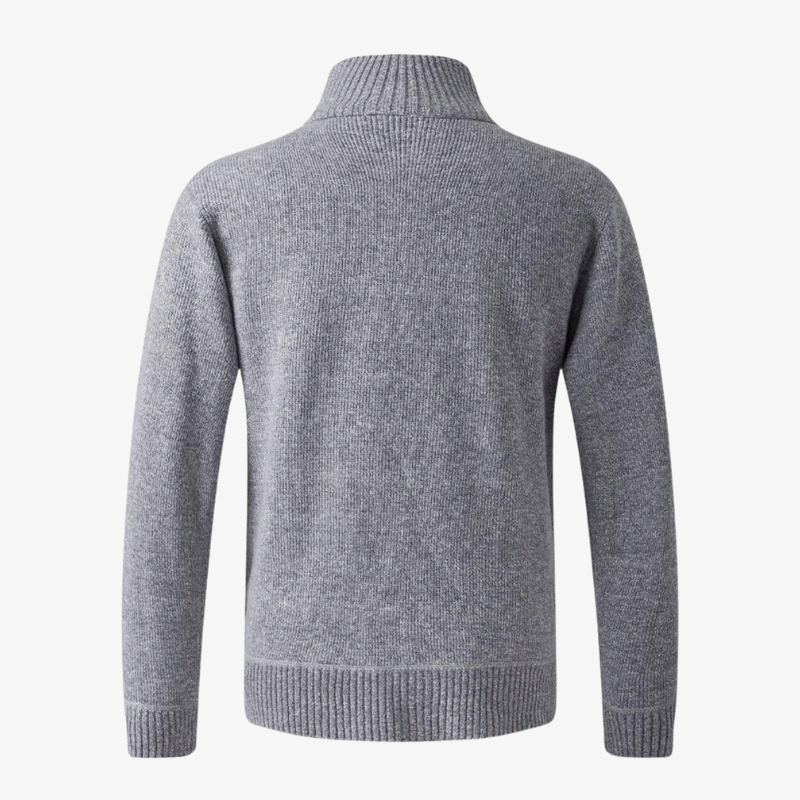 Die Aviemore Strickjacke mit Fleecefutter und Reißverschluss