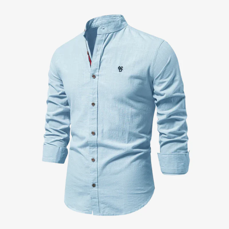 La camisa con cuello alto Greenwich