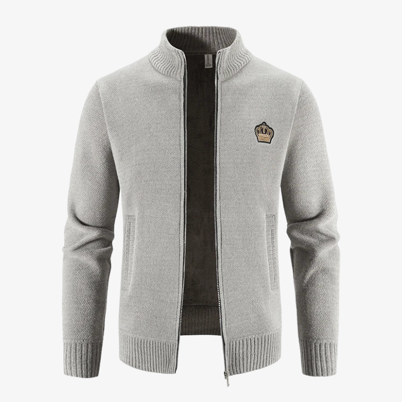 Die Highgrove Emblem Strickjacke mit Reißverschluss