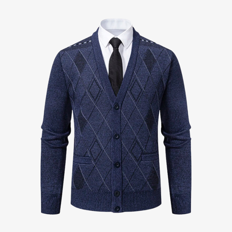 The St Andrews Diamond Knit Cardigan