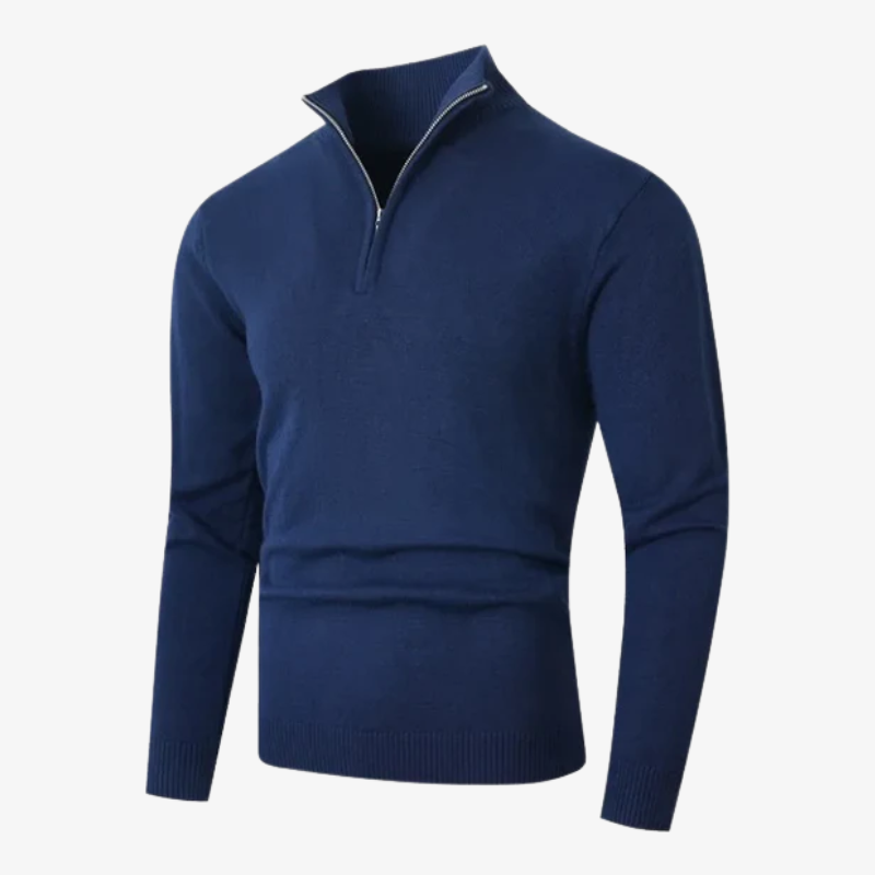 The Cavendish Fine-Knit Quarter-Zip
