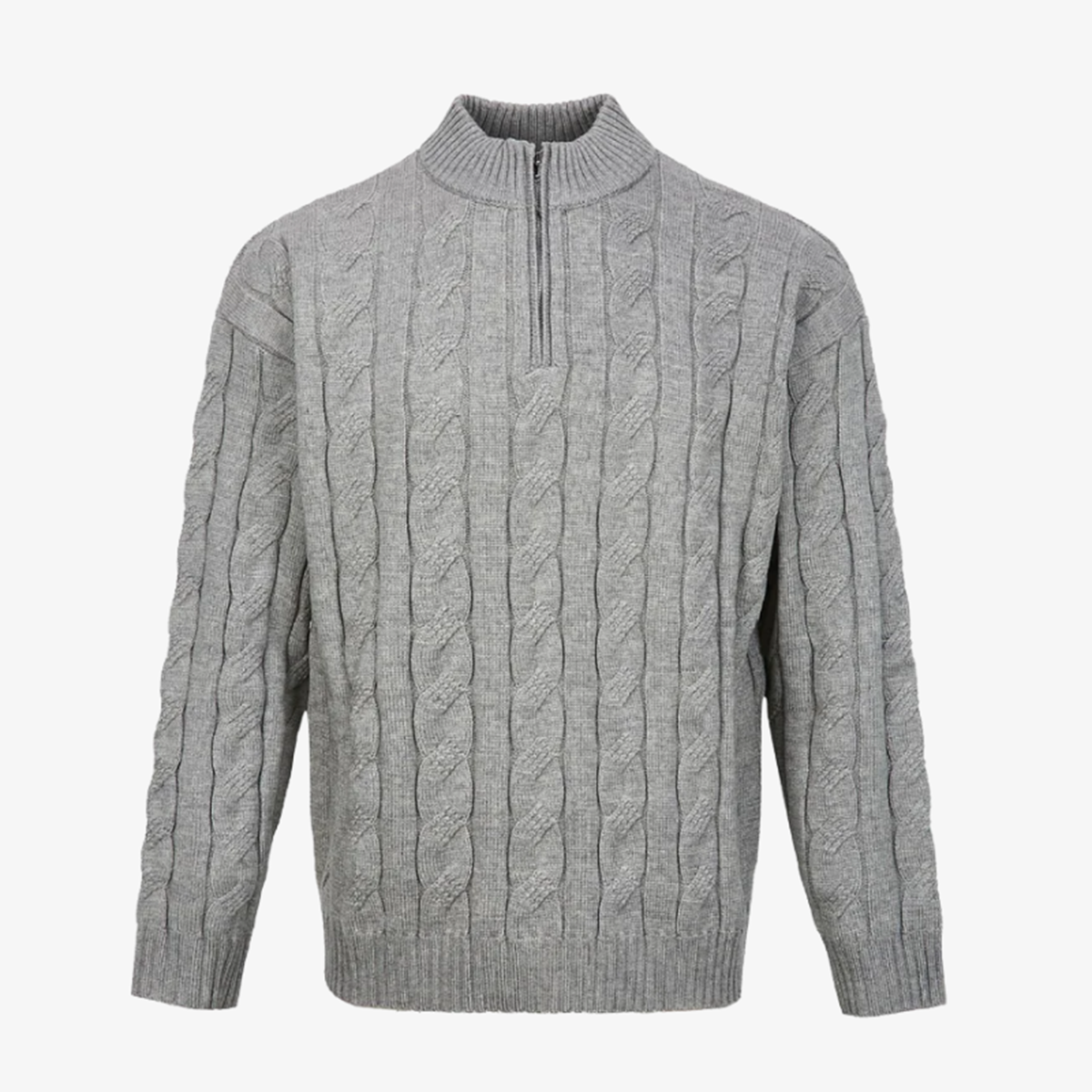 The Cotswold Quarter-Zip Cable Knit