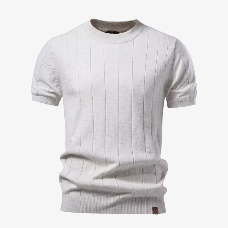 Der Belgravia Rundhals-Pullover mit Rippenmuster