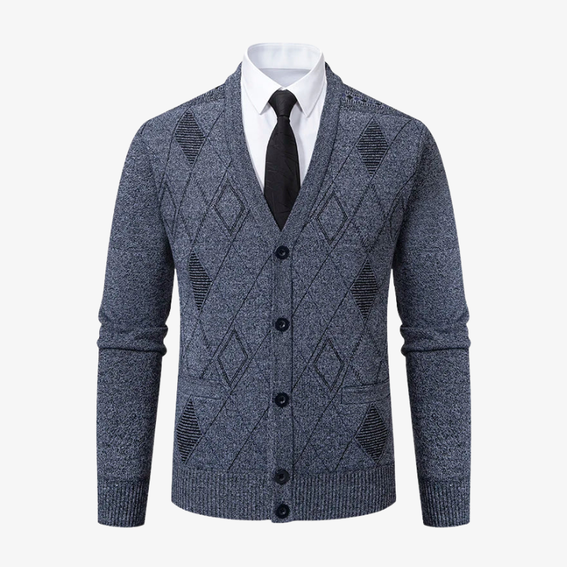 The St Andrews Diamond Knit Cardigan