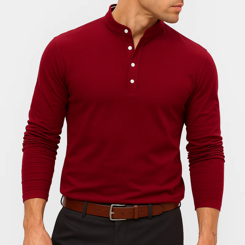 La camiseta Henley entallada Highgate