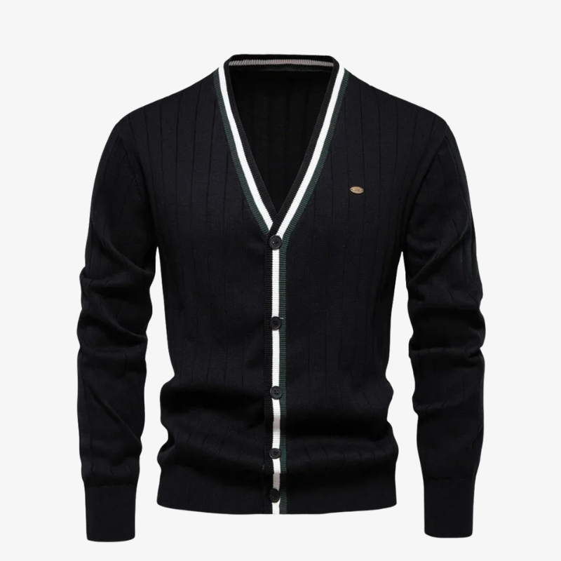 Der gerippte Pembroke-Cardigan