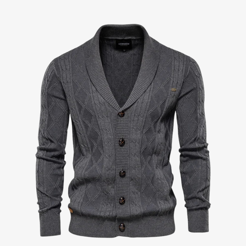 The Balmoral Shawl Collar Cardigan