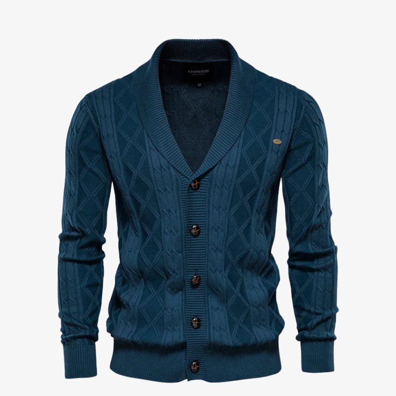 The Balmoral Shawl Collar Cardigan