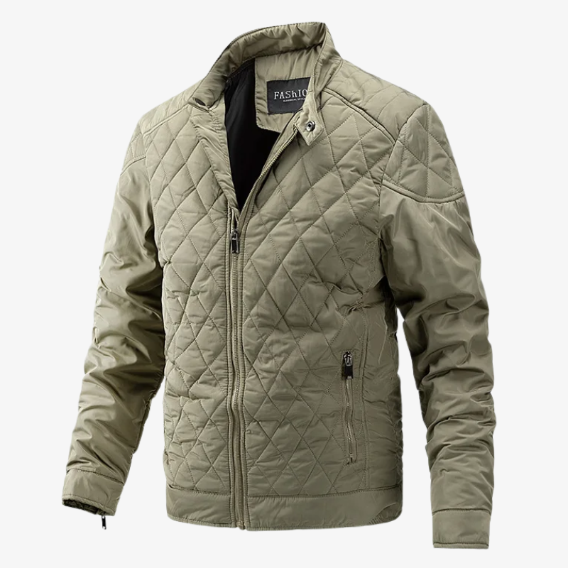 Die Stirling Steppjacke im Racer-Stil