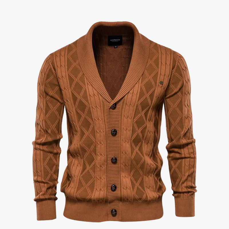 The Balmoral Shawl Collar Cardigan