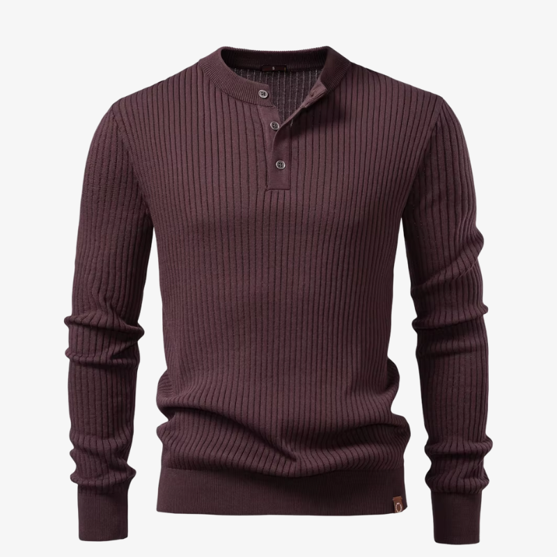 Das Marlow Henley mit Rippenmuster