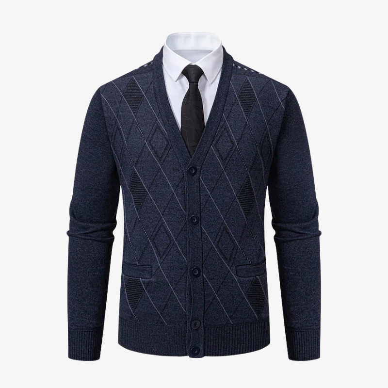 The St Andrews Diamond Knit Cardigan