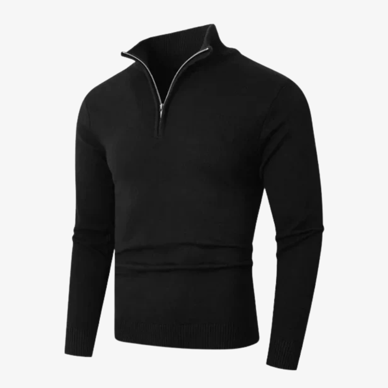 The Cavendish Fine-Knit Quarter-Zip