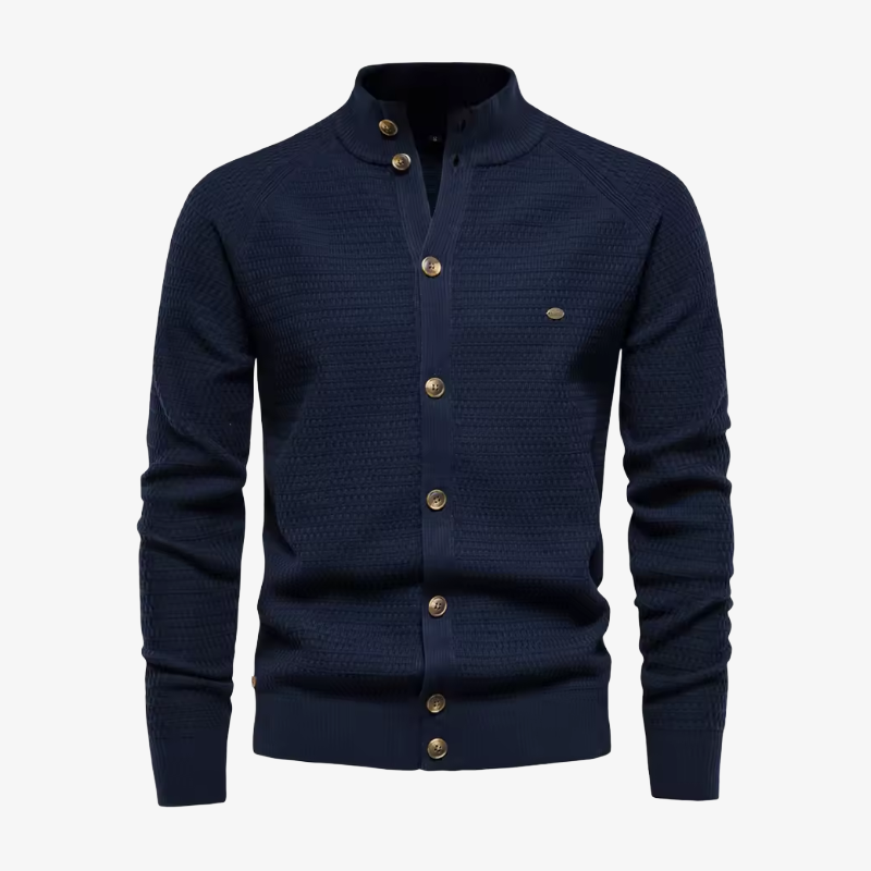 Die Winchester Stehkragen-Strickjacke