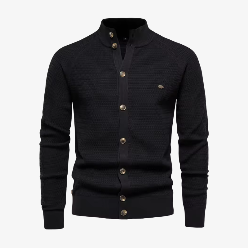 Die Winchester Stehkragen-Strickjacke